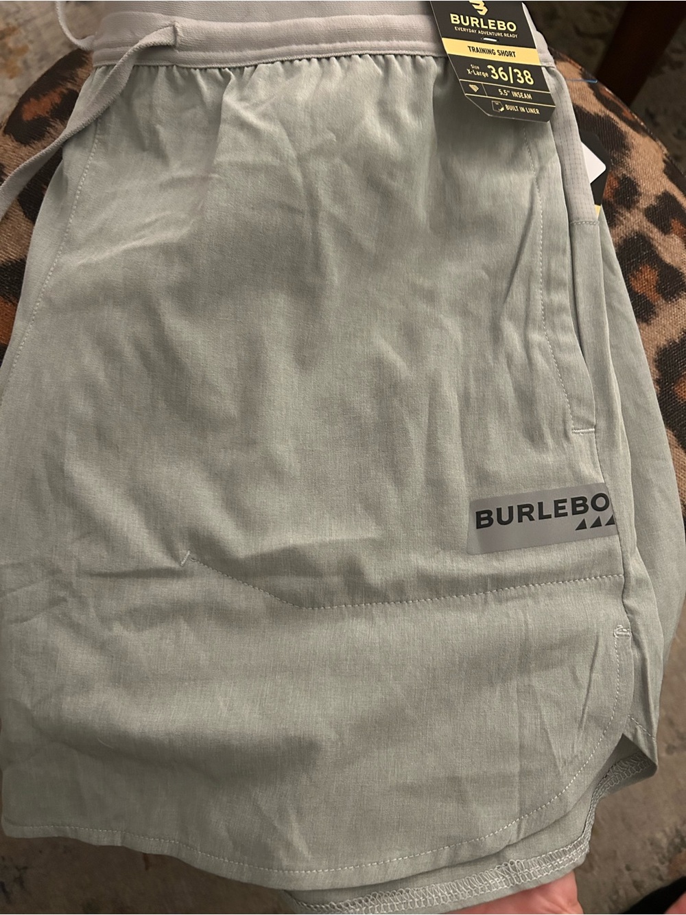 BURLEBO Men's gray Athletic Shorts